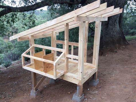 slant roof chicken coop plans